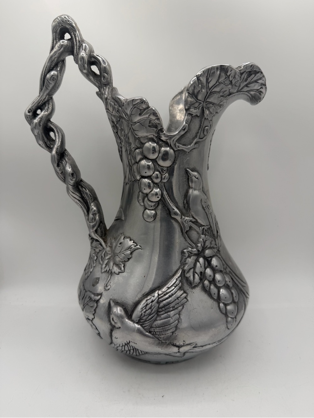 Arthur Court 64oz WATER PITCHER Grape/ Grapevine Collection - Discontinued 2000